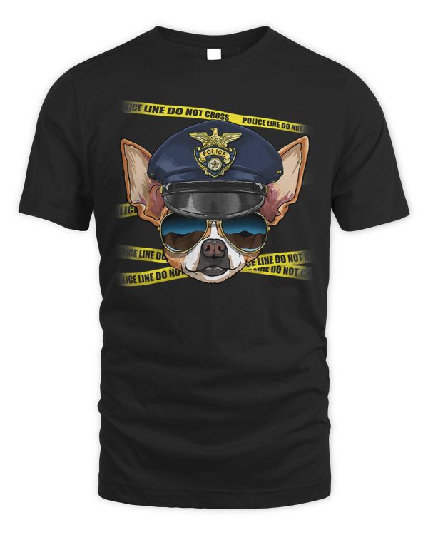 Chihuahuas Police Chihuahua K9 Dog Lover 186 Chihuahua Dog