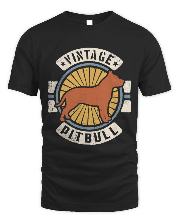 Bully Vintage Classic Retro 60s 70s Dog Lover Pitbull Dog