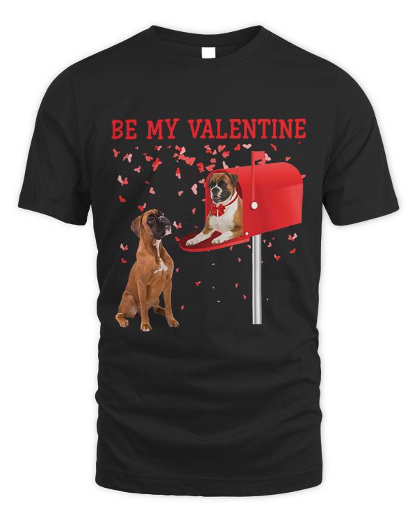 Boxer Be My Valentine Heart Mailbox Boxers Dog