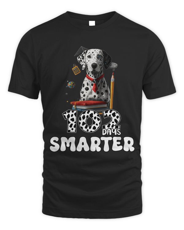 Dalmatian 10 Days Smarter Dalmatian 10 Day Of School Kid Teacher 37 Dalmatians Dog
