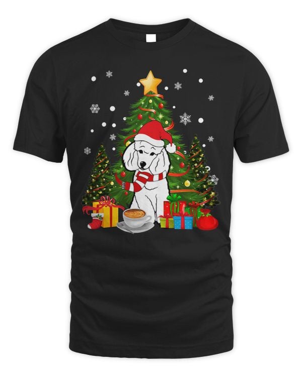 Poodles Christmas Is Coffee Light Tree Xmas 2020 544 Poodle dog