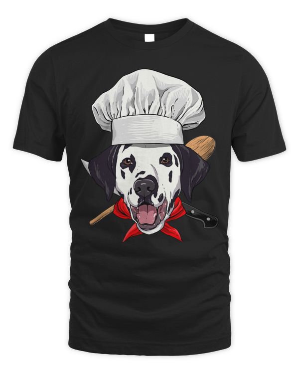 Dalmatian Restaurant Dalmatian Chef Cook Kitchen Cooking Lover Pet Dog Dalmatians Dog