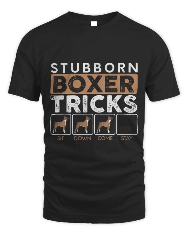 Boxer Stubborn Boxer Tricks Funny Dog Gift Idea Funny Boxer 3 Boxers Dog