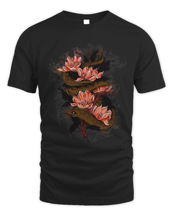 Water Splash Detailed Flower Snake
