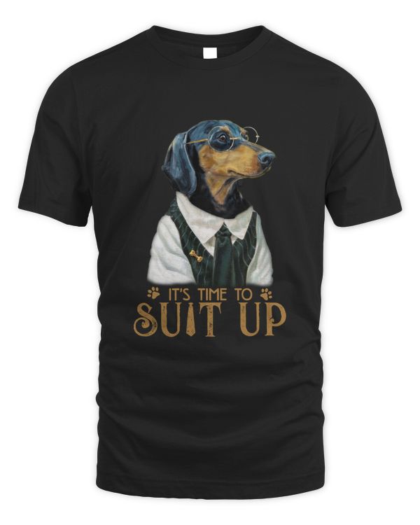 Wiener Its time to suit up Dachshund Doxie