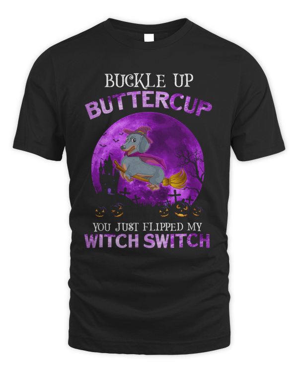 Wiener Buckle Up Butter Cup Halloween Dog Lover Dachshund Doxie