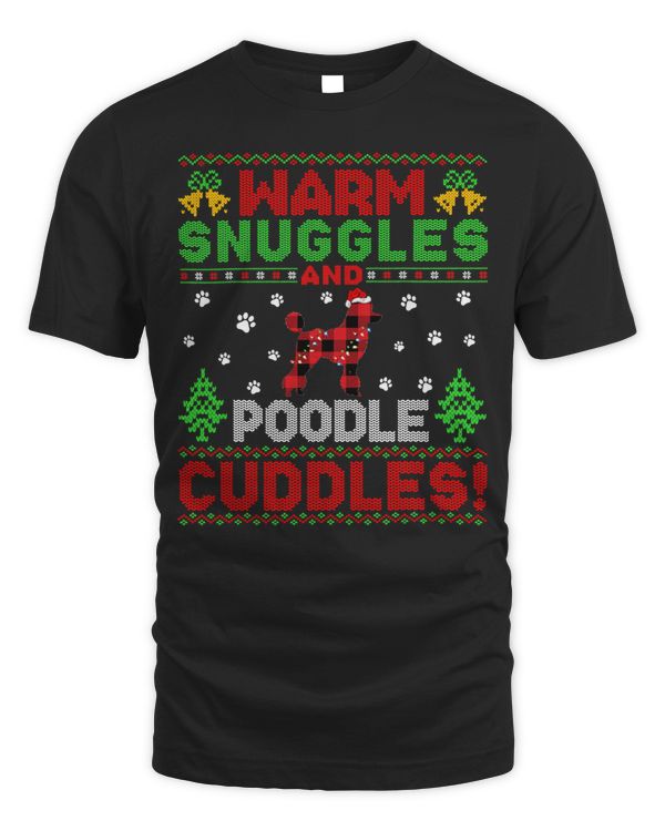 Poodles Warm Snuggles Poodle Xmas Ugly Poodle Christmas 457 Poodle dog