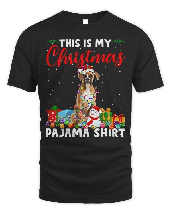 Boxer Xmas This Is My Christmas Boxer Pajama 283 Boxers Dog