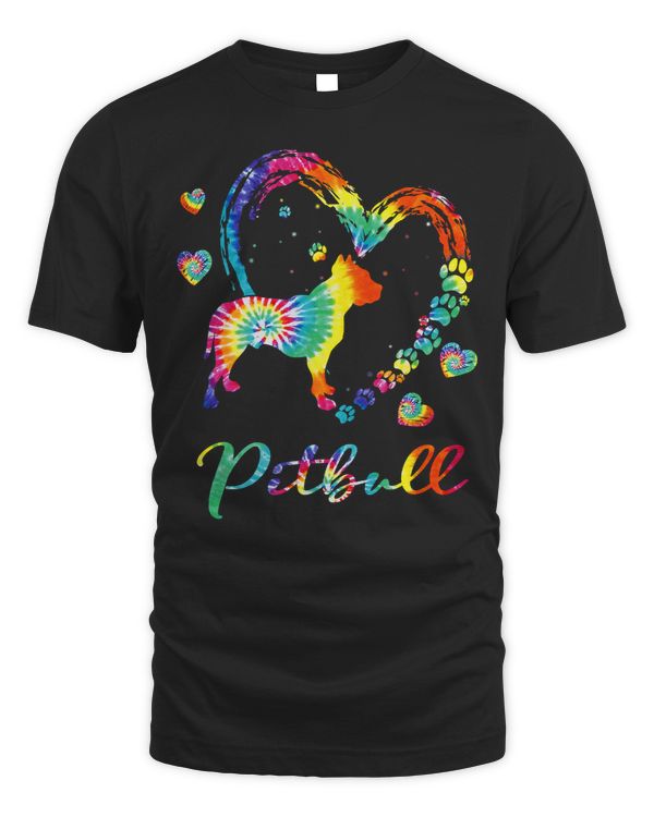Bully Lover Dog Tie Dye Rainbow Dog Lover 261 Pitbull Dog