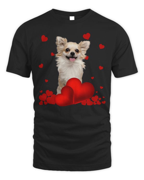 Chihuahuas Valentines Day Love Hearts Chihuahua Dog Puppy Lover 172 Chihuahua Dog