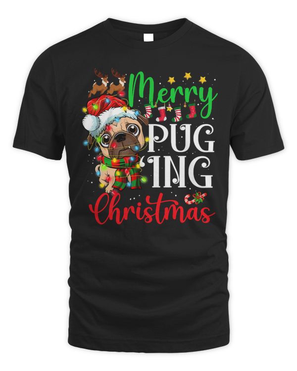 Pug Lover Merry Pugging Christmas Dog Santa Pug Xmas Boys Pugmas 251 Pugs Dog