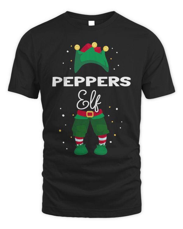 Funny Christmas Tree Lights Ugly Sweater PEPPERS Elf