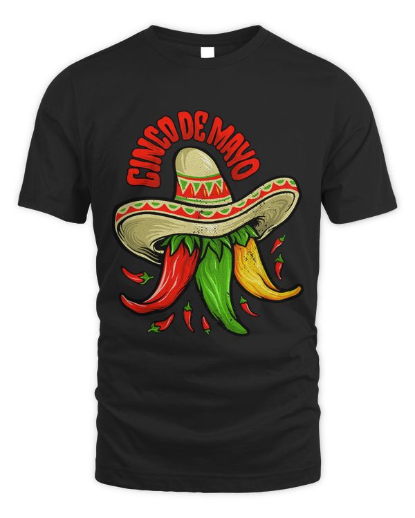 Funny Cinco De Mayo Vintage Mexican Peppers