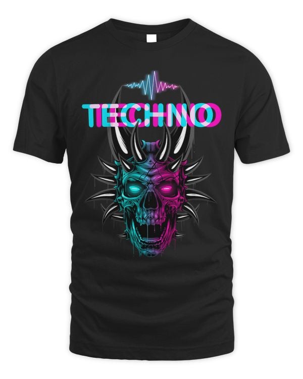 Evil Techno skull horns trance music