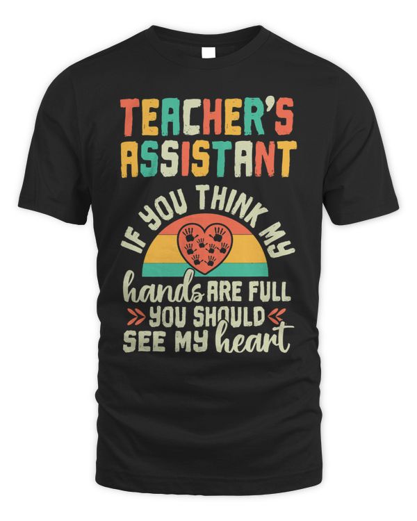 Teachers Assistant Paraprofessional Appreciation Retro