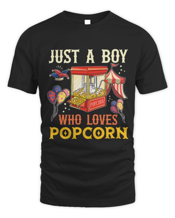 Just A Boy Who Loves Popcorn Movie Night Popcorn Lover
