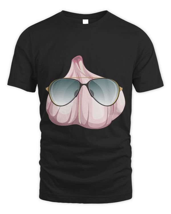Funny Garlic With Shades Outfit Love Spices