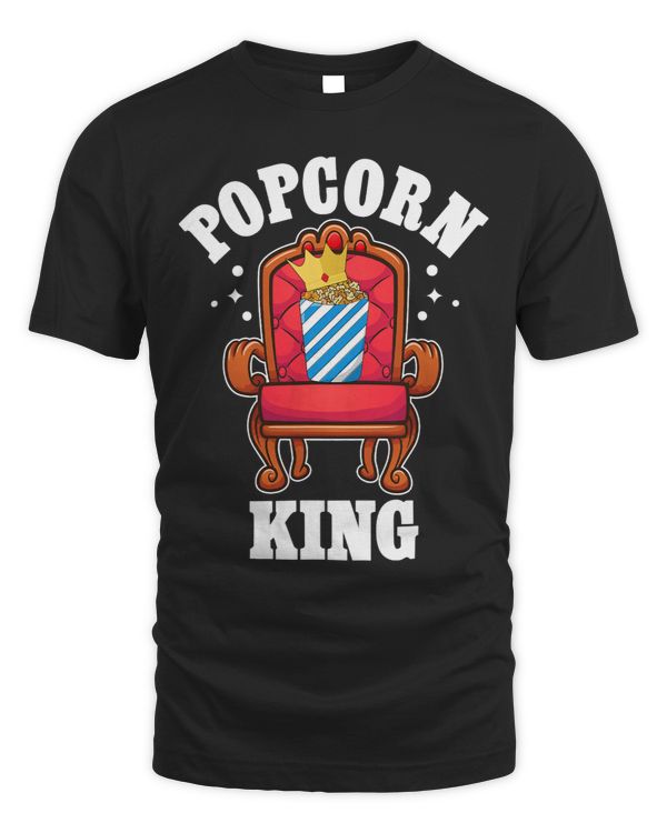 Popcorn King Male Popcorn Lover Movie Night Movie Lover