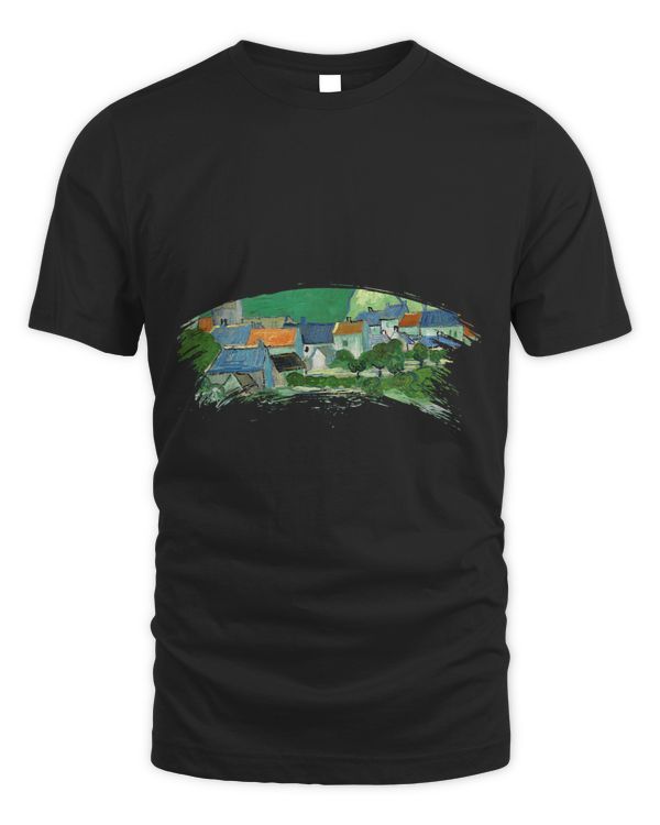 Famous Vintage Fine Art View of Auvers by Vincent van Gogh 6