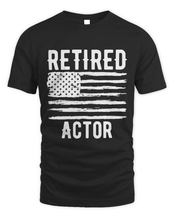 Retired Actor Profession American Flag