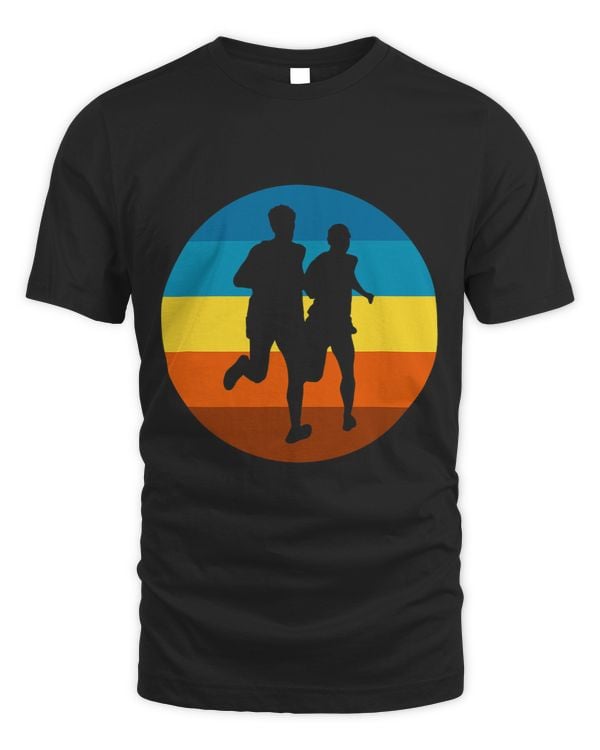 Track and Field Retro Sunset Track Field Runners