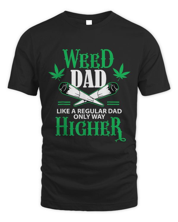 Dad Weed Marijuana Funny 420 Cannabis THC Pumpkin Themed