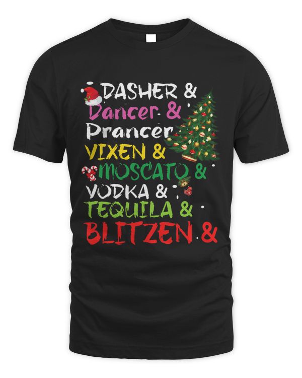 Dasher Dancer Prancer Vixen Moscato Vodka Tequila Blitzen