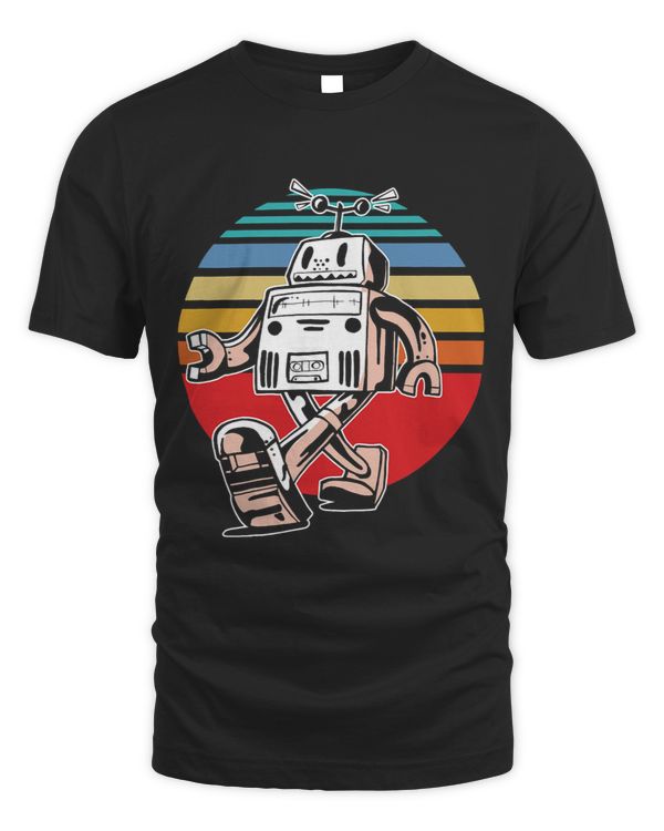 Retro Robot Fan Bot Technology Geek Robot Engineer