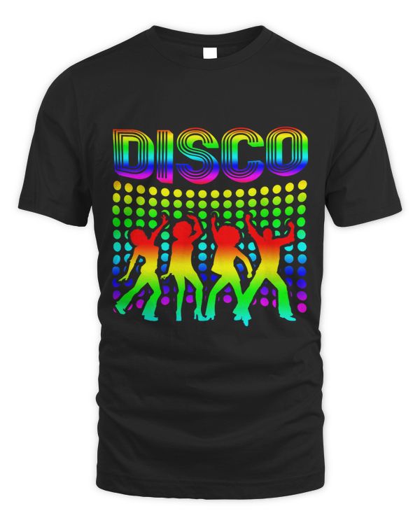 Disco 70s Disco Themed Shirt Vintage Retro Dancing 8