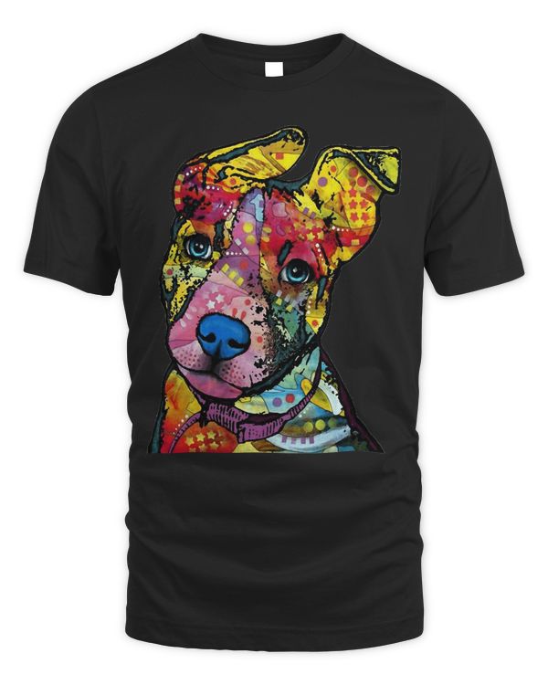 Bully Lover Dog Colourful Pit Bulls Pitbull Dog