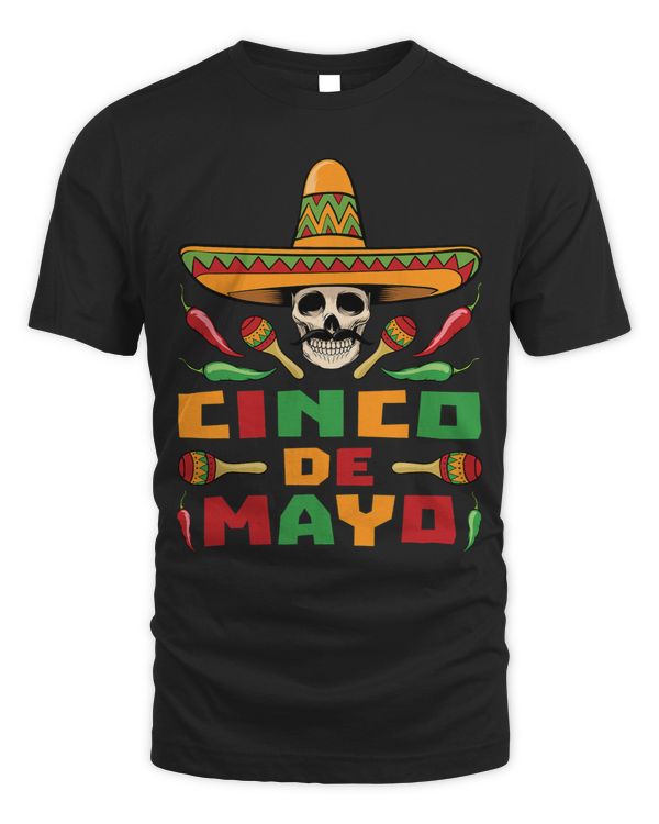 Cinco De Mayo Mexican Sombrero Jalapeno Green Red Peppers 2