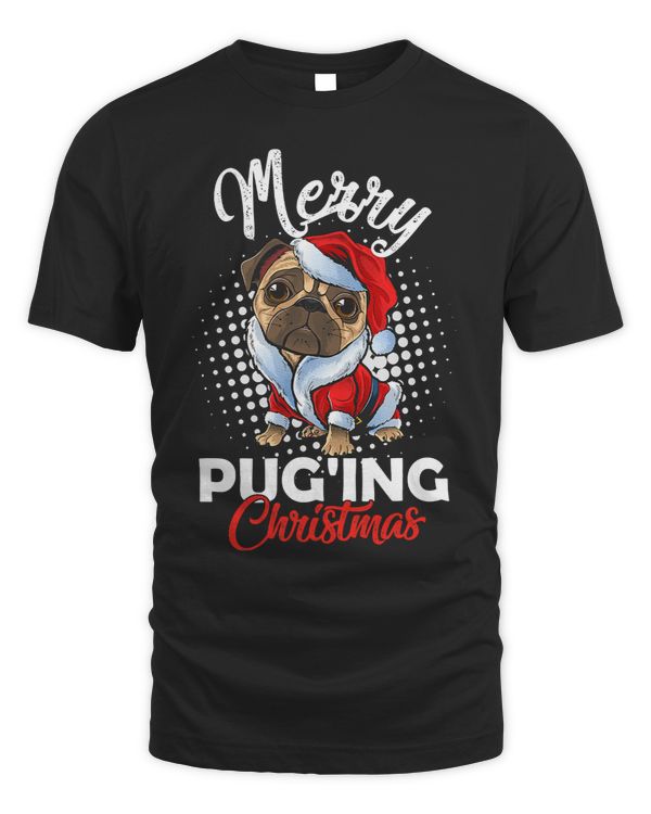 Pug Lover Merry Pugging Christmas Dog Santa Pug Xmas Boys Pugmas 153 Pugs Dog