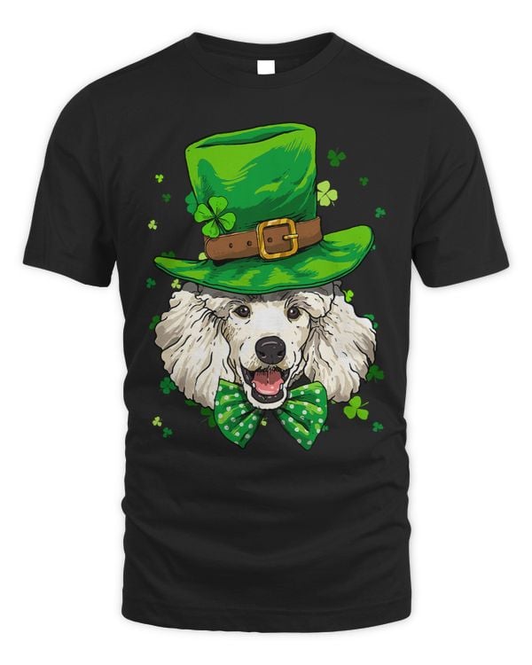 Poodles St Patricks Day Leprechaun Shamrock Poodle Dog Lover Irish 119 Poodle dog