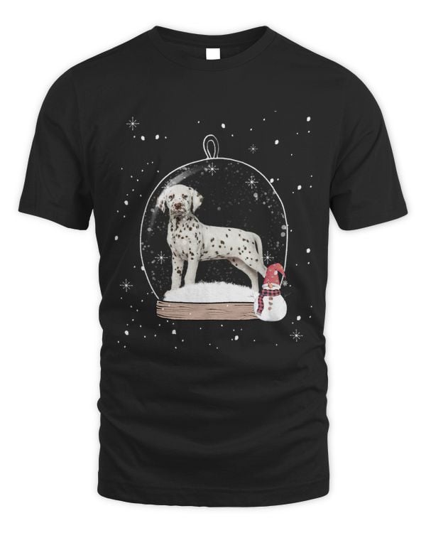 Dalmatian Christmas Brown Dalmatian Snow Globe Pajama Dalmatians Dog