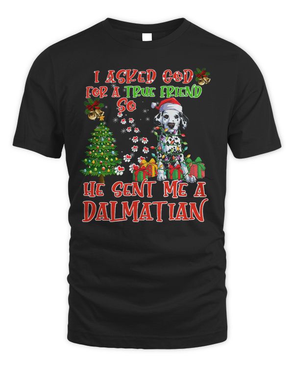 Dalmatian Christmas Pajama God Sent Me My Dalmatian 522 Dog Lover Dalmatians Dog