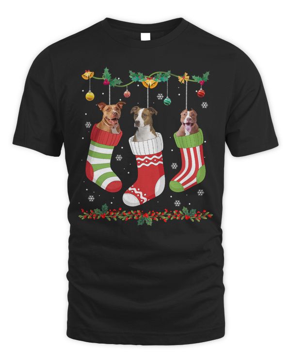 Bully Christmas Lights Funny Xmas Dog Lover Pajama 204 Pitbull Dog