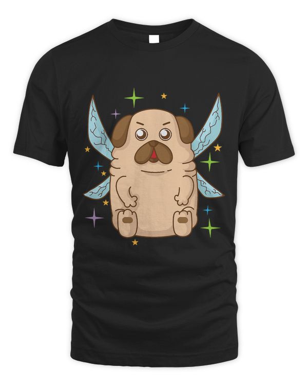 Pug Lover Fairy Pug with magic Wand Pugs Dog