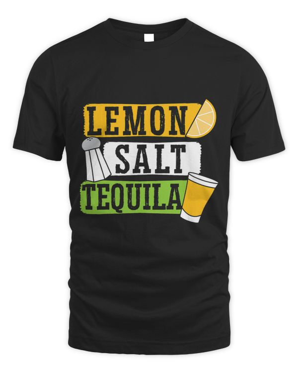 Lemon Salt Tequila Alcoholic Mexican Cinco De Mayo
