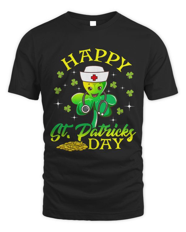 Nurses Shamrock Happy St Patrick Day Doctor Healthcare