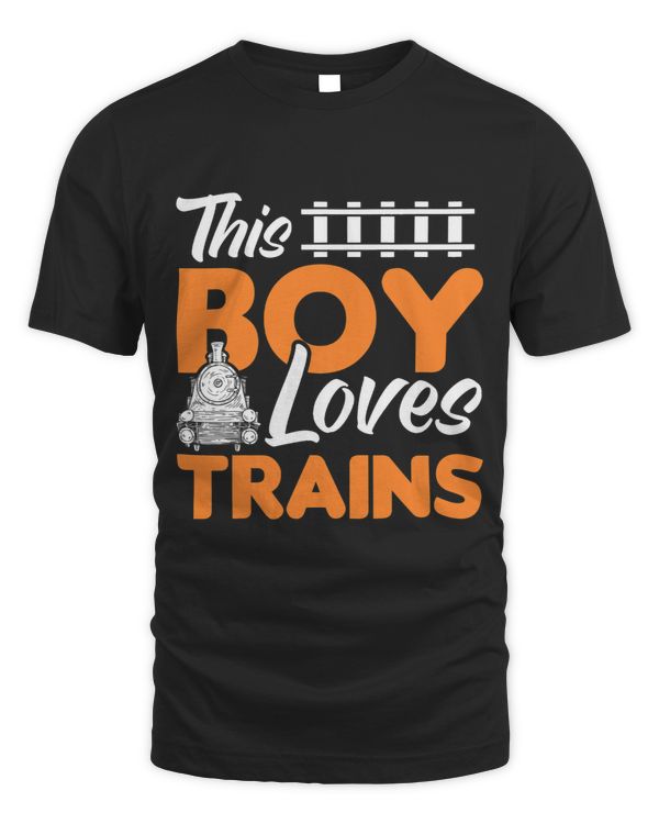 This Boy loves trains Model Railroad Train 1