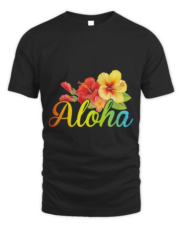 Awesome Aloha Shirt Hawaiian Hibiscus Flowers Surf Hawaii