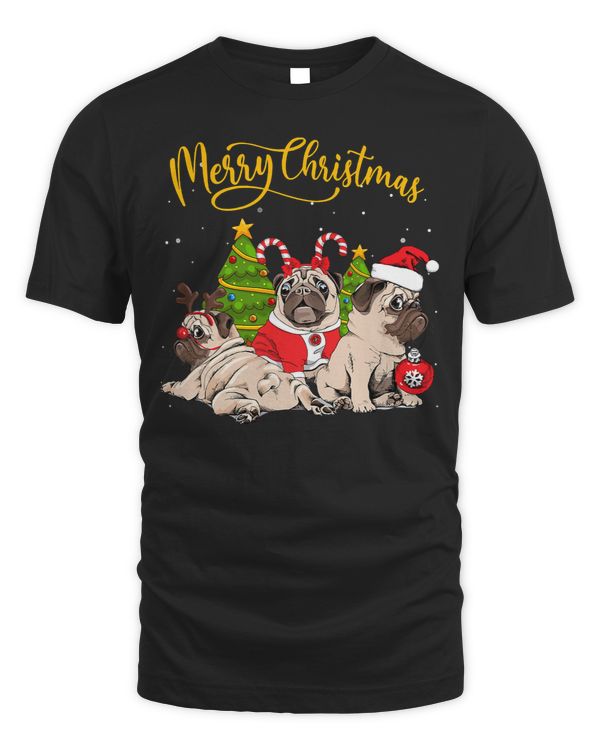 Pug Lover Merry Pugging Christmas owner Santa xmas funny 97 Pugs Dog