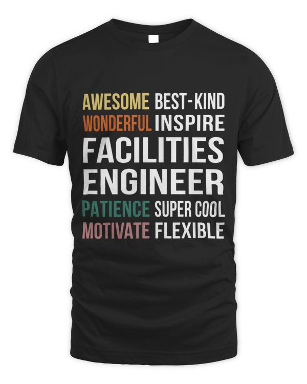 Facilities Engineer Tee Funny Appreciation