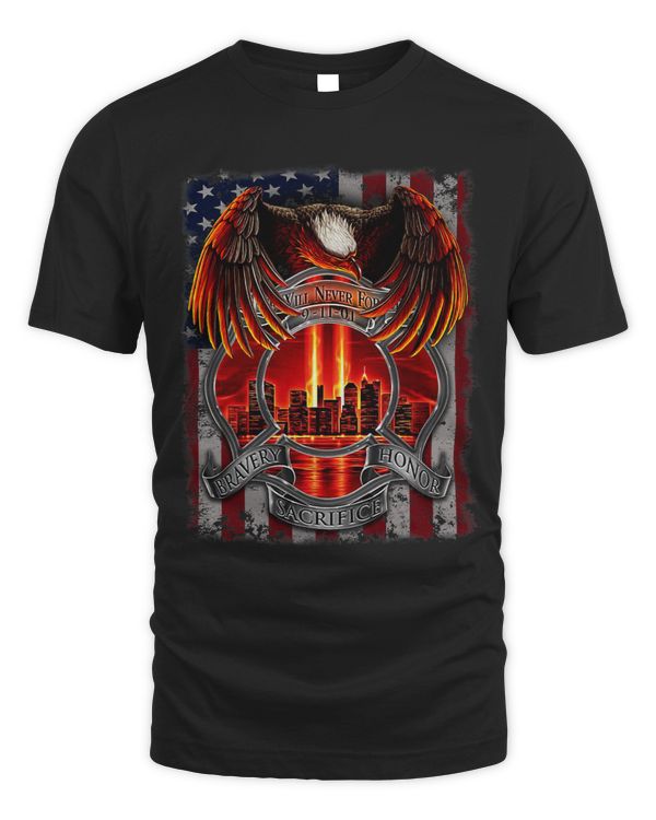 Honor Eagle American Flag We Will Never Forget 911