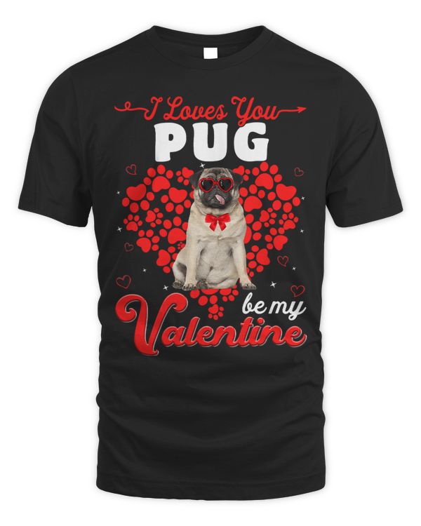 Pug Lover Valentines Day Funny Dog Valentine 105 Pugs Dog