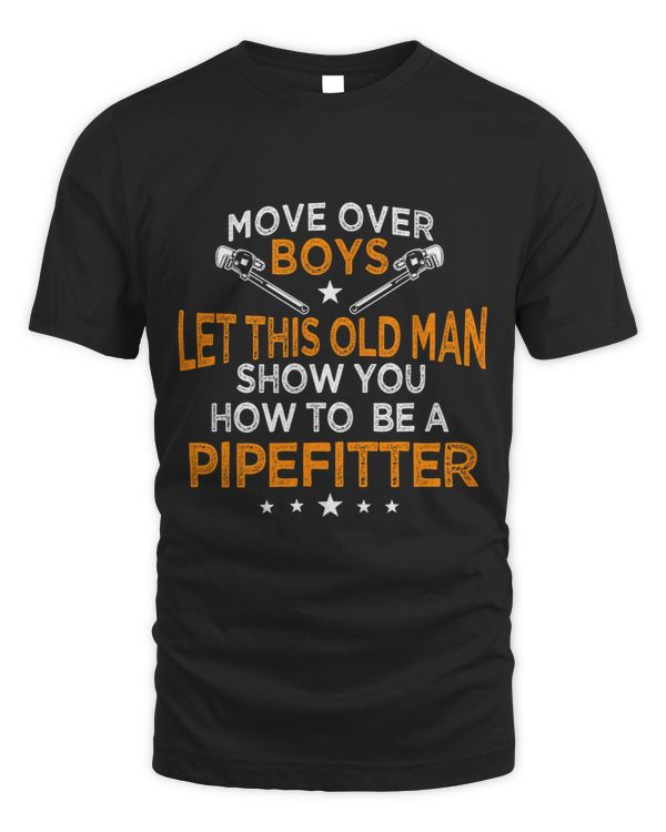 Pipefitter Old Man Plumber Steamfitter Tradesman Piping