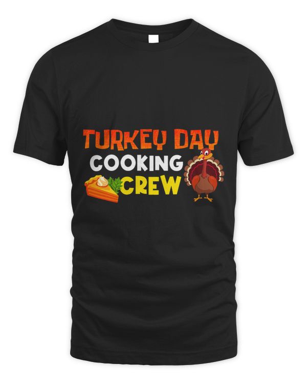 Turkey Day Cooking Crew Family Cook Thanksgiving Matching