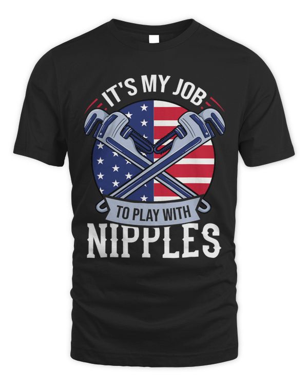 Pipefitter Steamfitter Gift Plumber USA American Flag 1