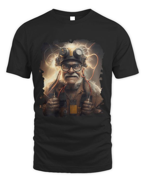 Backprint Funny electrician and electronics engineer