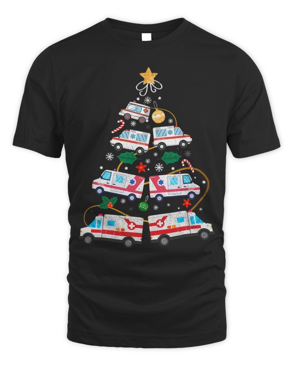 Ugly Christmas Holiday EMT Paramedic EMS First Responder